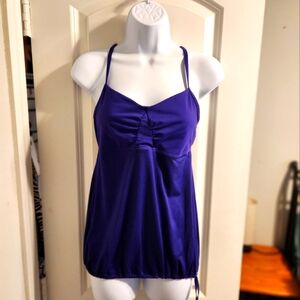 Gap G fit purple racer back tank